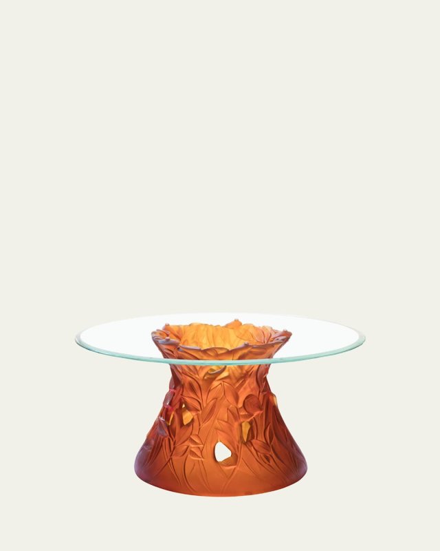 Vegetal Side Table in Amber